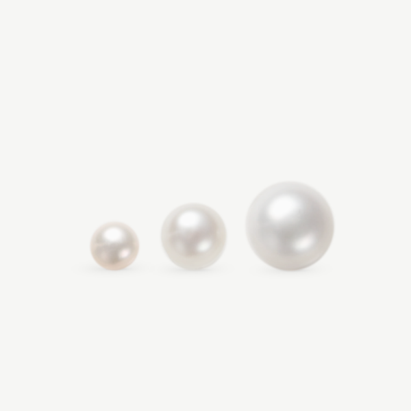 Chris April gold plate 925 sterling silver natural sweetwater bun shape pearls stud earrings - Image 6