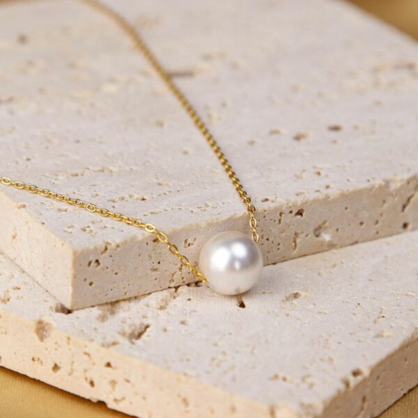 Chris April 925 sterling silver luxury pearl necklace - Image 3