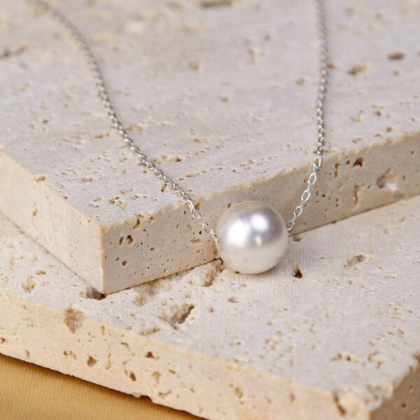 Chris April 925 sterling silver luxury pearl necklace - Image 4