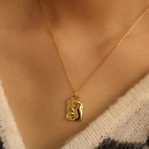 Chris April in stock 925 Sterling silver Latest design saudi gold plated Chinese necklaces - Image 3